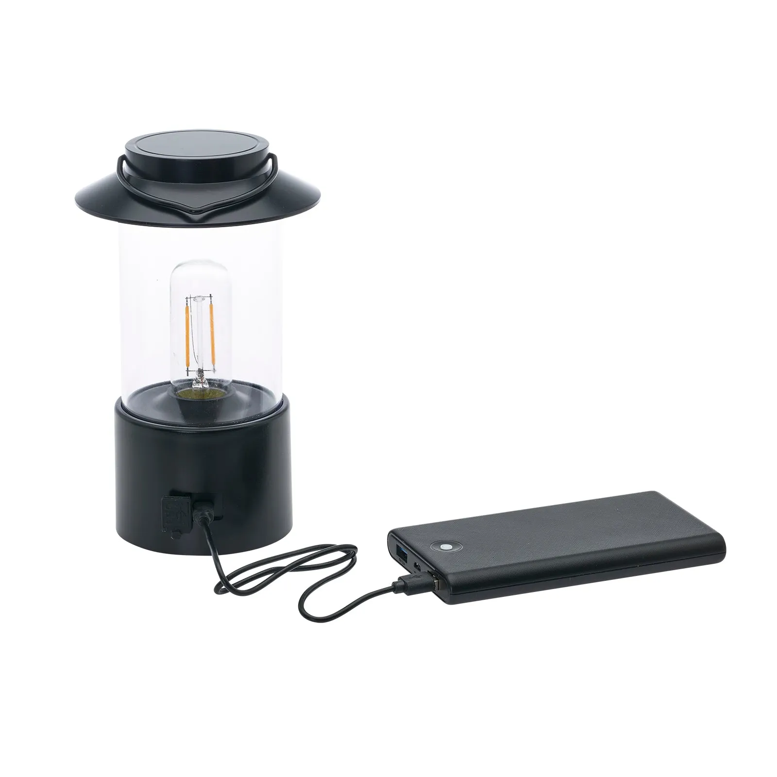 LitezAll Lantern with Dimmable Warm White Filament LED
