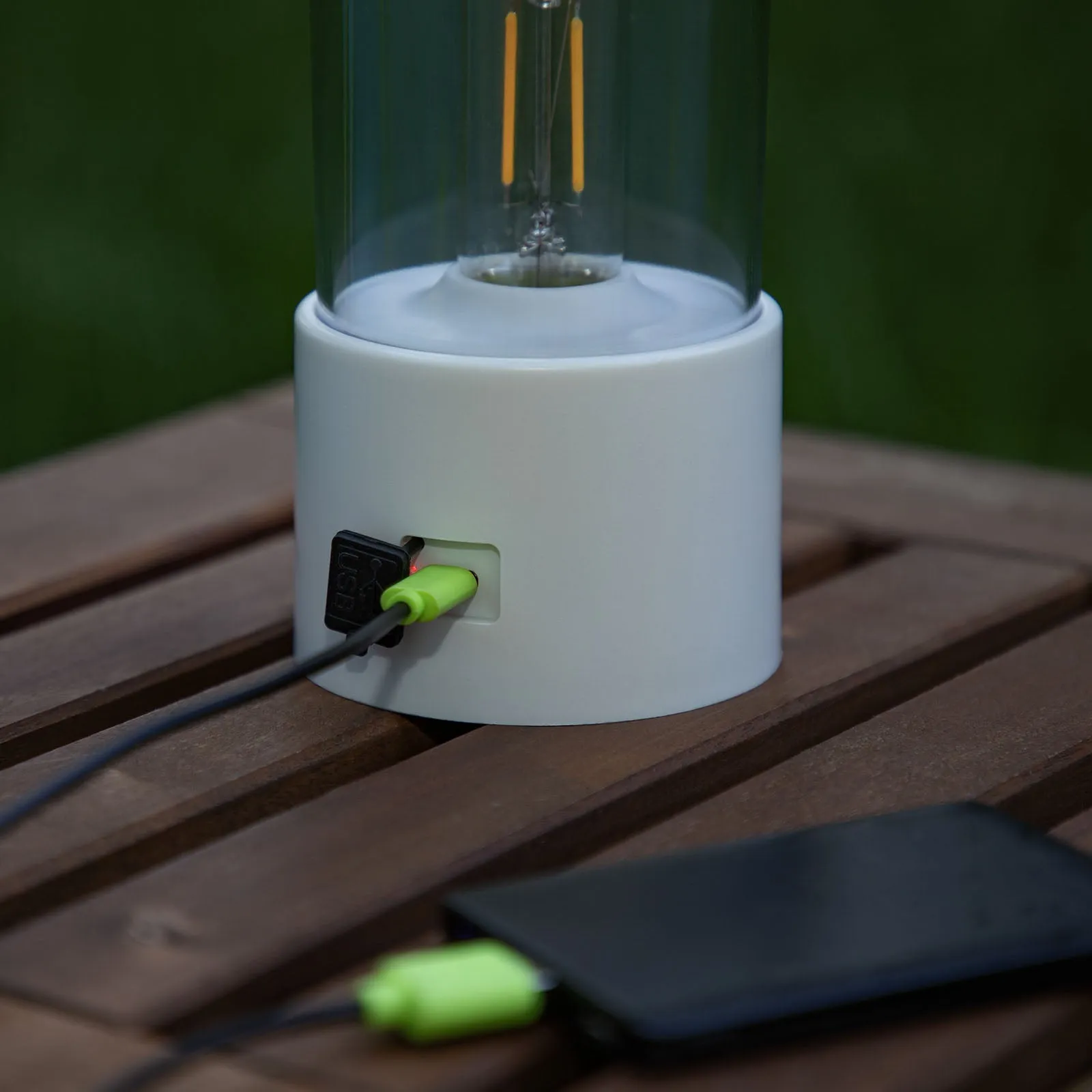LitezAll Lantern with Dimmable Warm White Filament LED