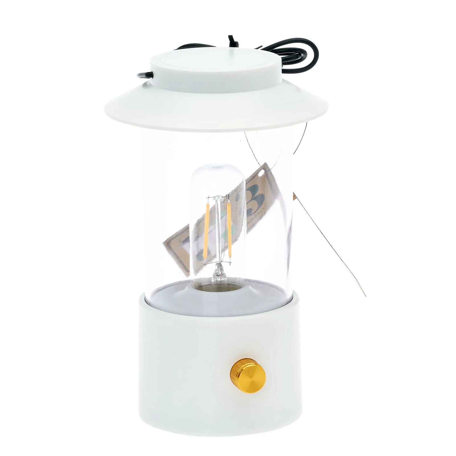 LitezAll Lantern with Dimmable Warm White Filament LED
