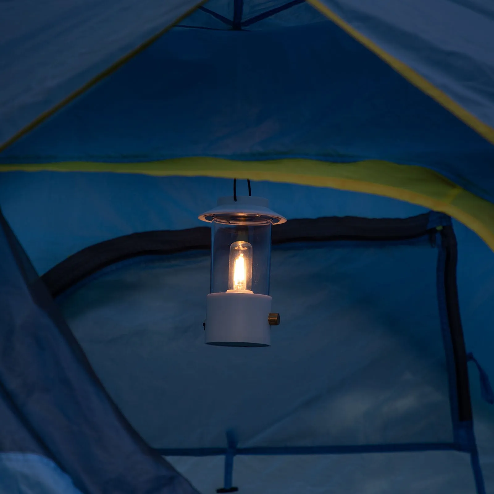 LitezAll Lantern with Dimmable Warm White Filament LED