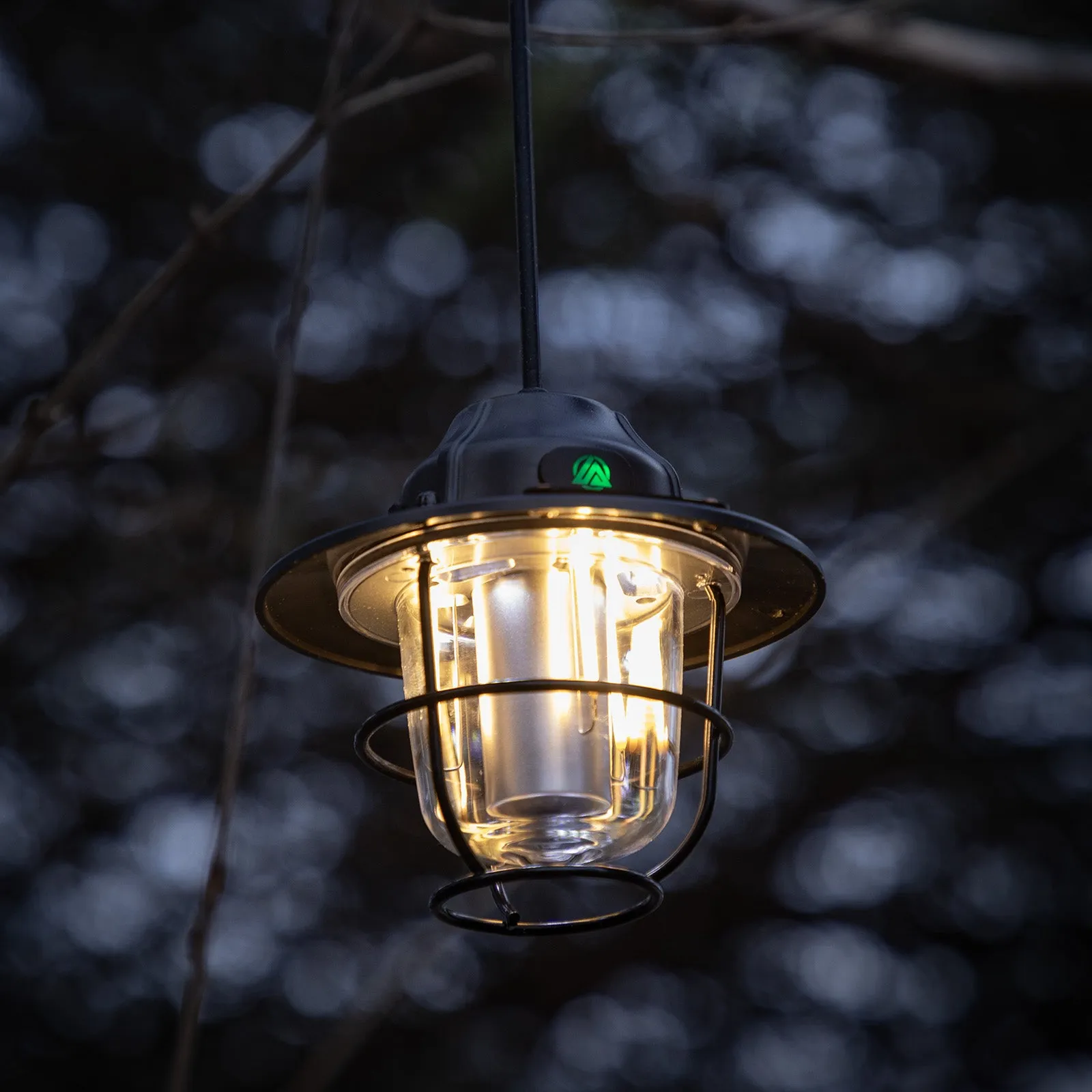LitezAll Rechargeable Pine Cone Lantern 4 Light Modes