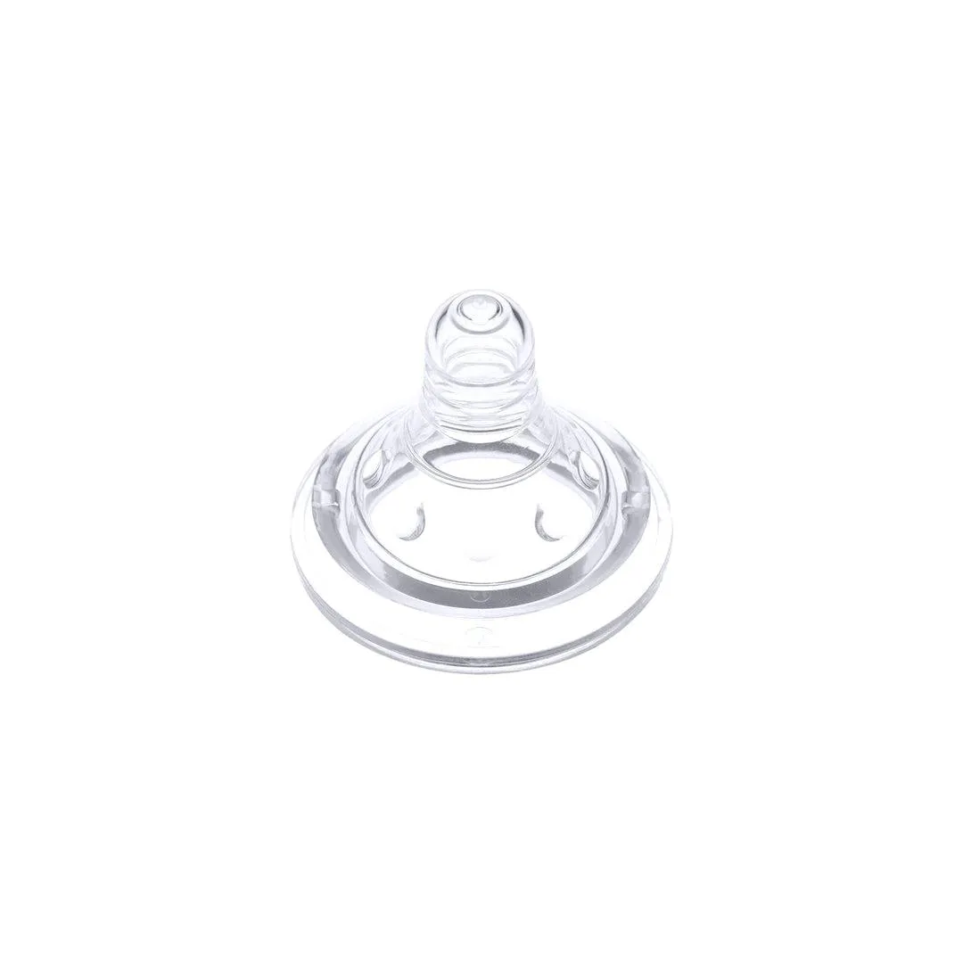 Lola&Lykke Natural Flow Nipple Teats - 2 Pack - Clear