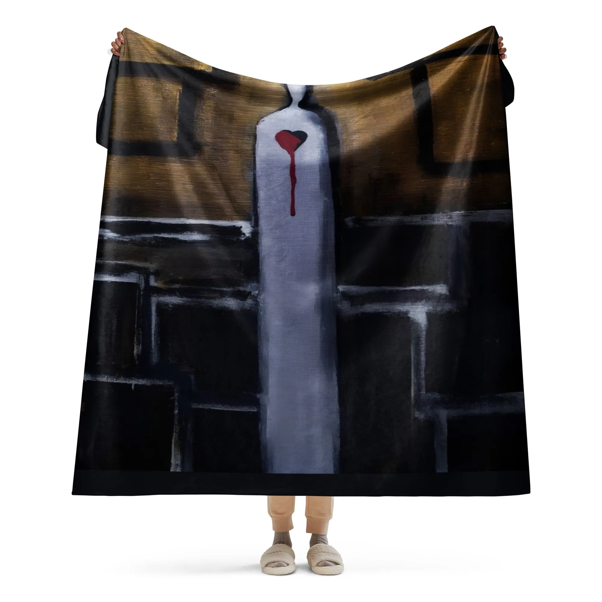 LONELINESS Sherpa Blanket
