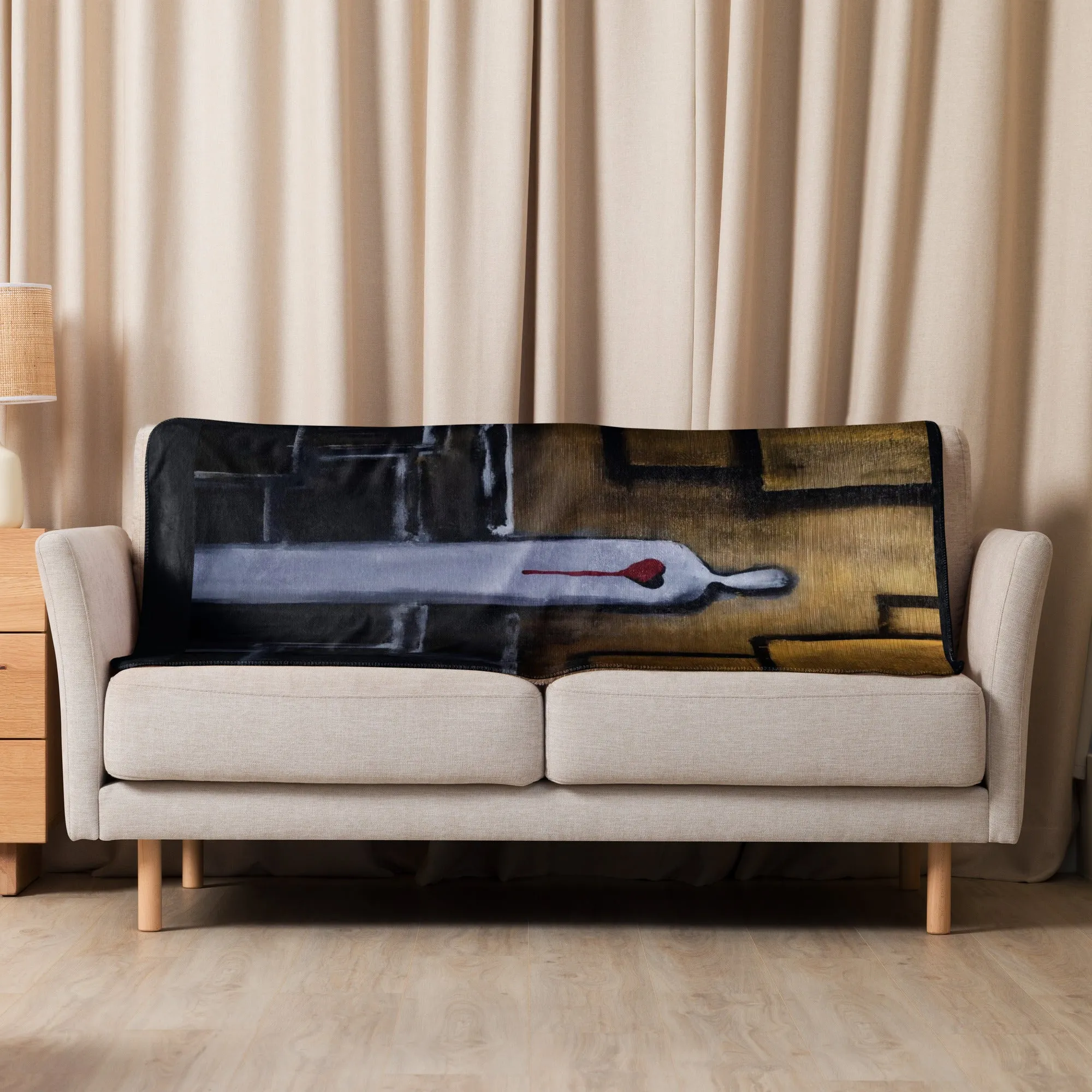 LONELINESS Sherpa Blanket