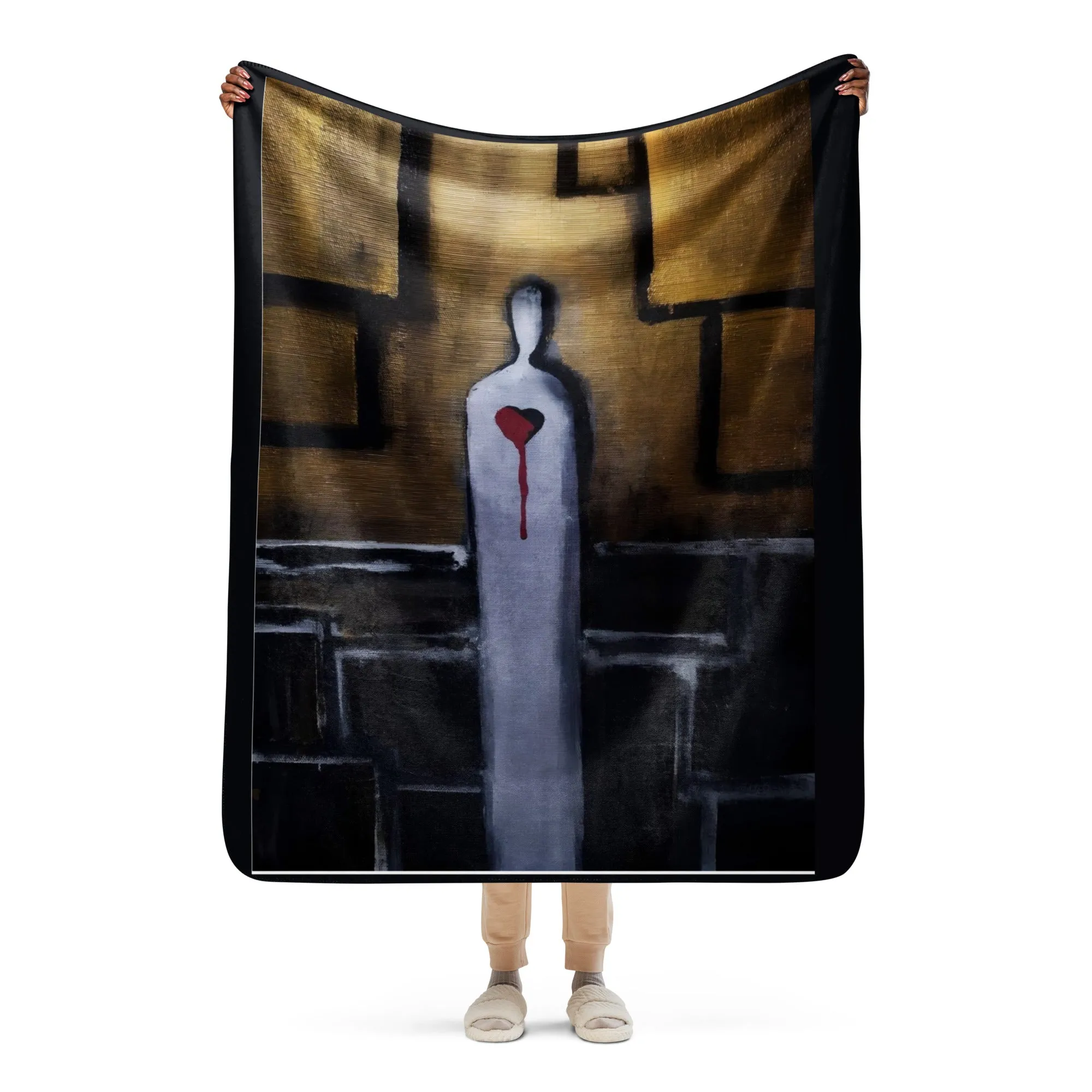 LONELINESS Sherpa Blanket