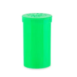 Loud Lock 19 Dram Pop Top Vial - 1/8 Oz - Green - (225 Count)