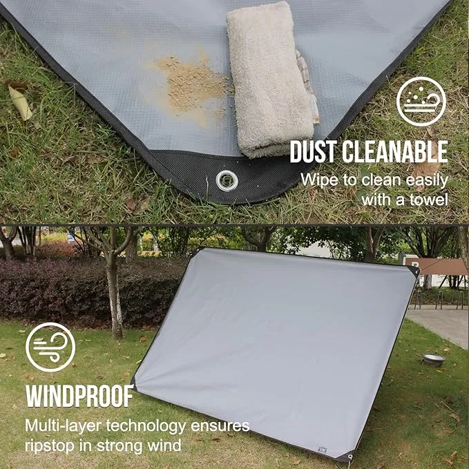 LYN Heavy Duty Emergency Blanket Survival Gear Waterproof Insulated Blanket Emergency Tarp for Camping, Hiking, Bushcraft