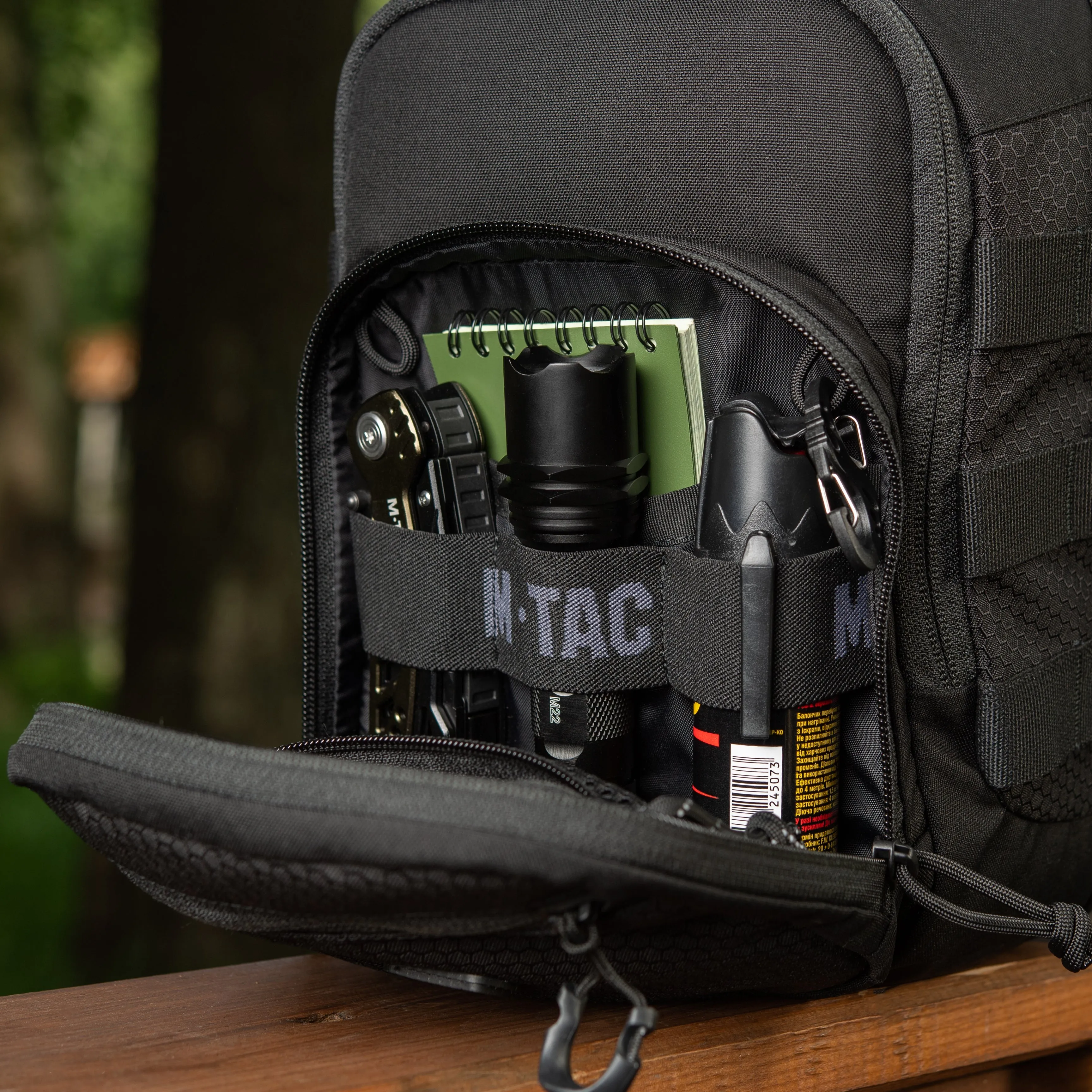 M-Tac Cross Bag Elite Hex Black