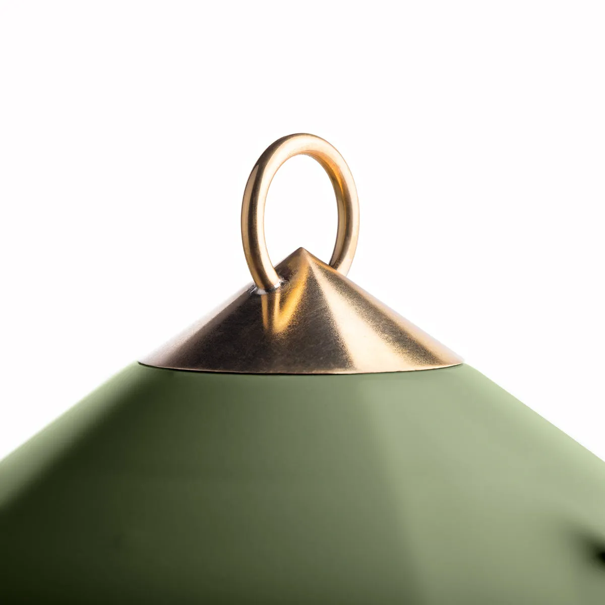 medium Stefan cordless lantern in Moss by the Novogratz