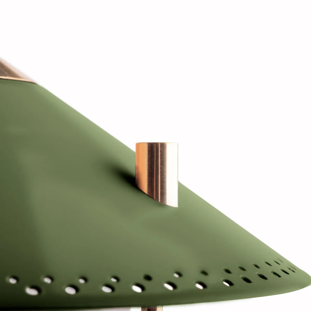 medium Stefan cordless lantern in Moss by the Novogratz