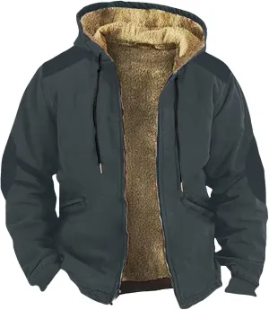 Men's Long Winter Coat Heavyweight Down Jacket Winter Warm Tactical Jackets Casual Zipper Casual Hoodies Plus Size