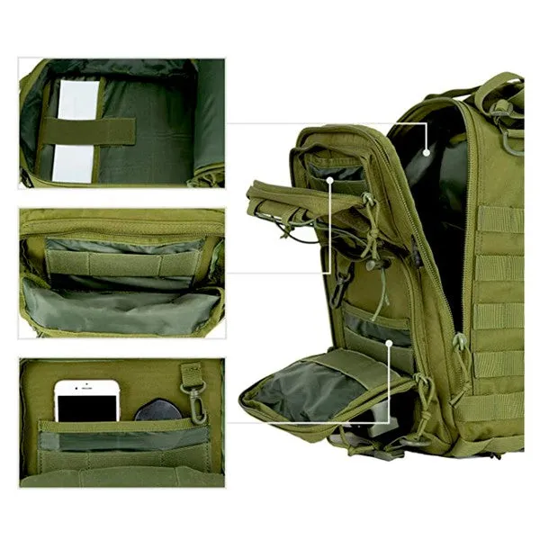Men's Tactical Military Sling Shoulder Range Backpack