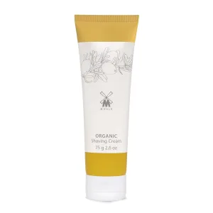 MÜHLE Organic Shaving Cream | Natural Shaving Cream with Argan Oil & other Essential Oils | TSA Travel Size Friendly | BDIH Certified | 100% Vegan | 75mL (2.5 oz) Squeeze Bottle