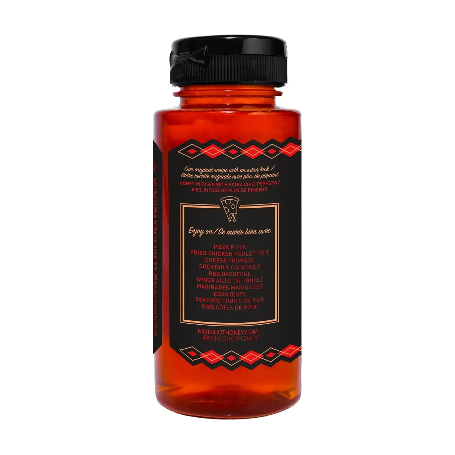 Mike's Hot Honey, Extra Hot, America's #1 Brand of Hot Honey, Spicy Honey Infused with Chili Peppers, Gluten-Free, Paleo-Friendly, Sweet Heat, Perfect for Hot Sauce Lovers (10oz Bottle, 1 Pack)