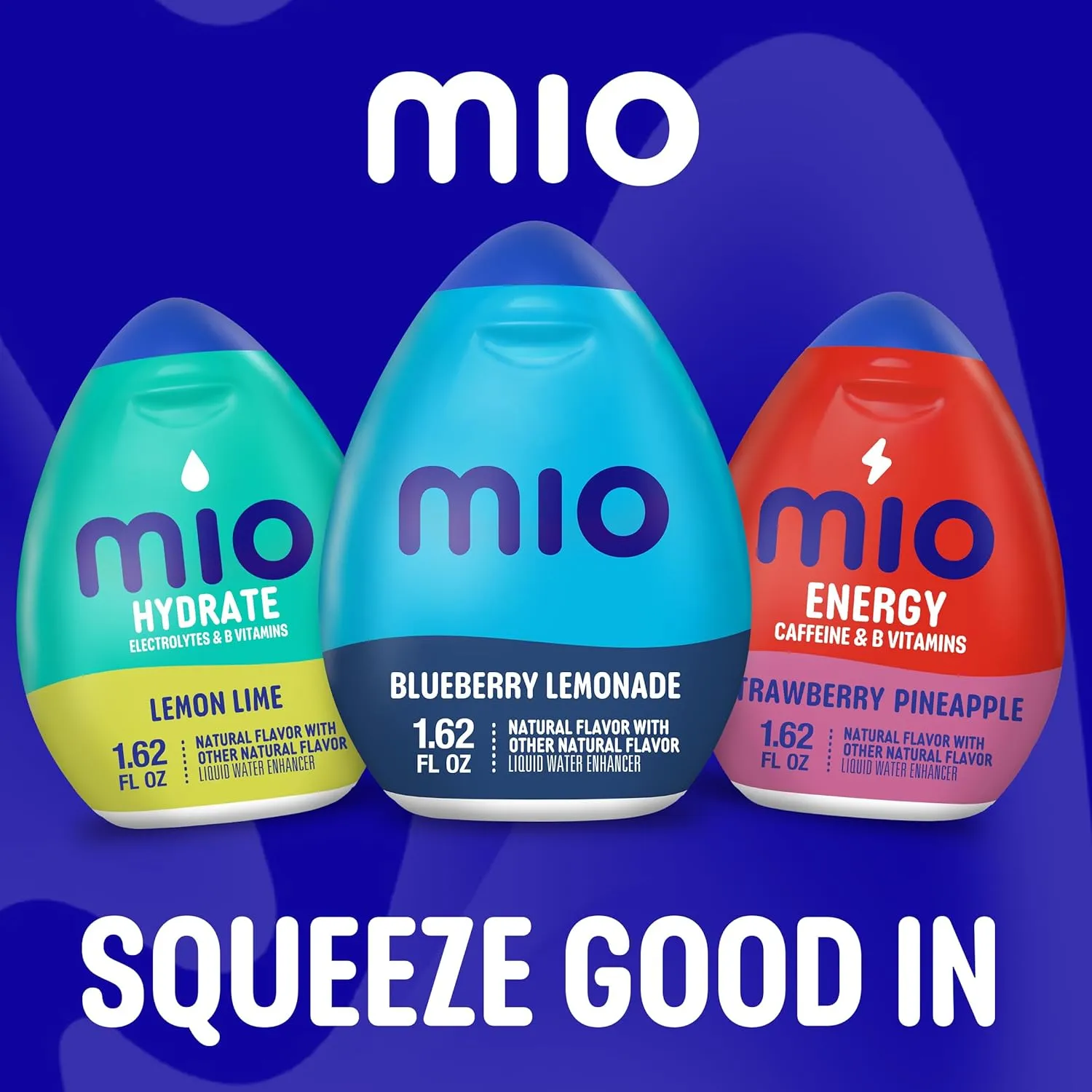 Mio Liquid Water Enhancer, Blueberry Lemonade, 1.62 OZ, (Pack of 6)
