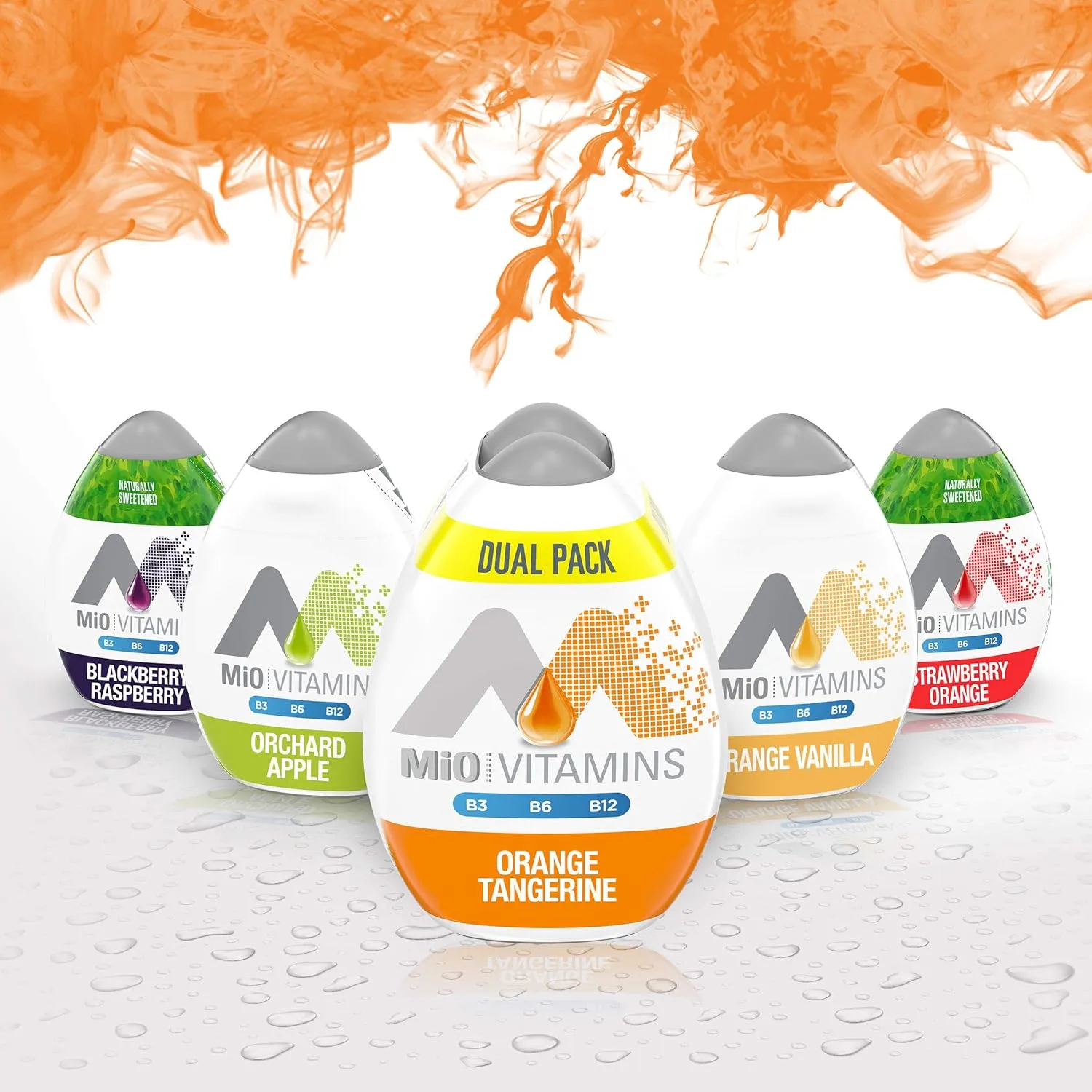 MiO Vitamins Orange Tangerine Naturally Flavored Liquid Water Enhancer 12 Count 1.62 fl oz
