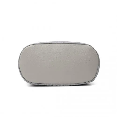 Miss Lulu Lightweight And Elegant Daily Backpack - Grey