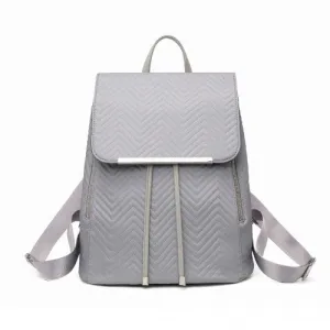 Miss Lulu Lightweight And Elegant Daily Backpack - Grey