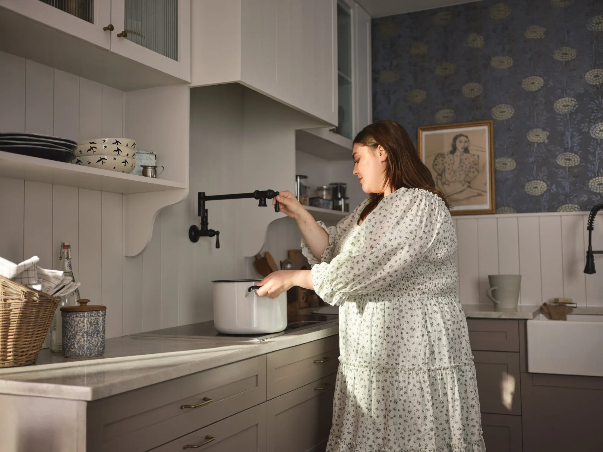MOEN® Traditional Pot Filler Matte Black