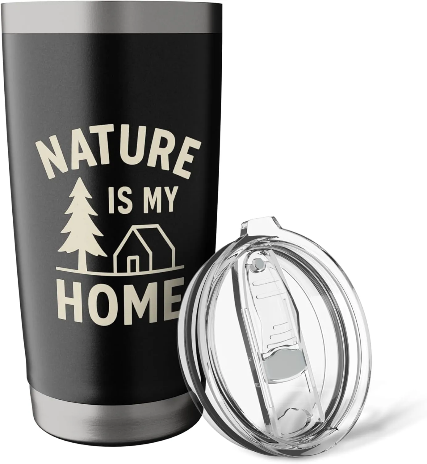Nature Is My Home - Wild Sanctuary Design Stainless Steel Insulated Tumbler