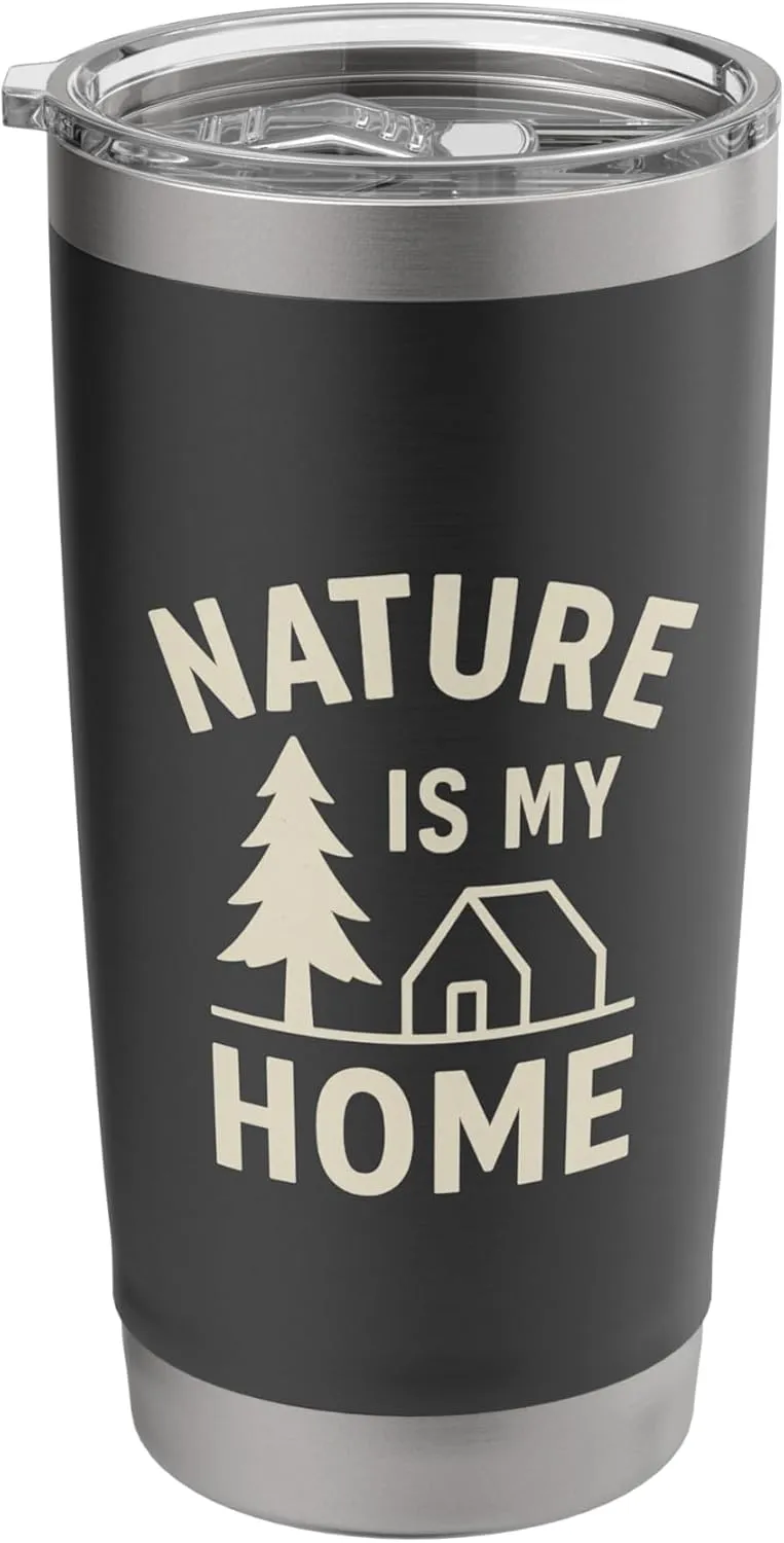 Nature Is My Home - Wild Sanctuary Design Stainless Steel Insulated Tumbler