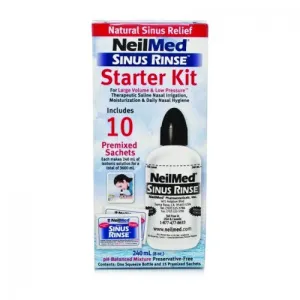 NeilMed Naspira Sinus Rinse Starter Kit - 10 Sachets