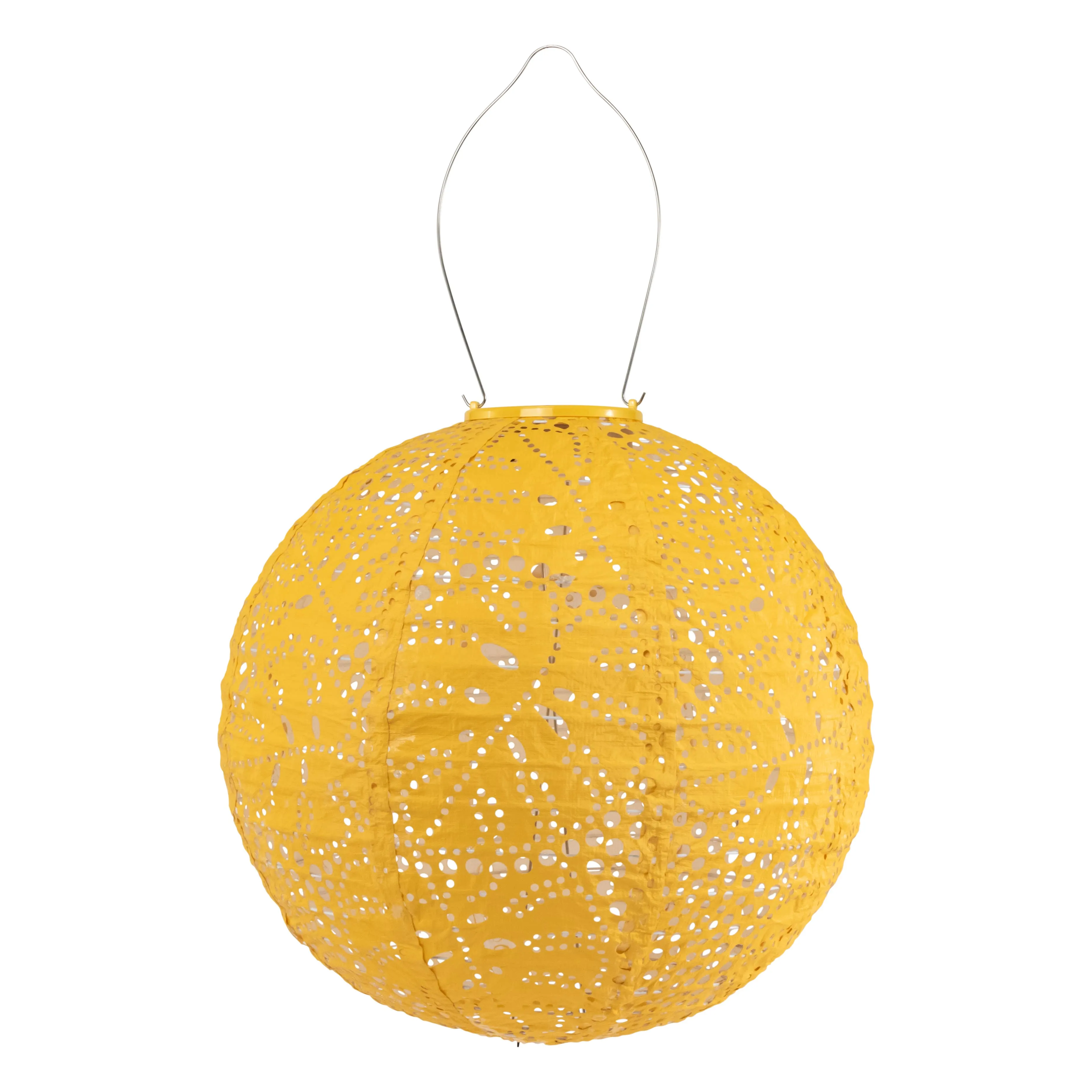*NEW* Stella Monstera 12" Globe Solar Lantern - Marigold
