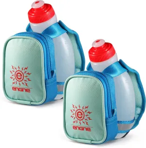 NGN Sport - Running Water Bottle Handheld | Hydration Bottle & Pack with Zippered Pocket - 10 oz