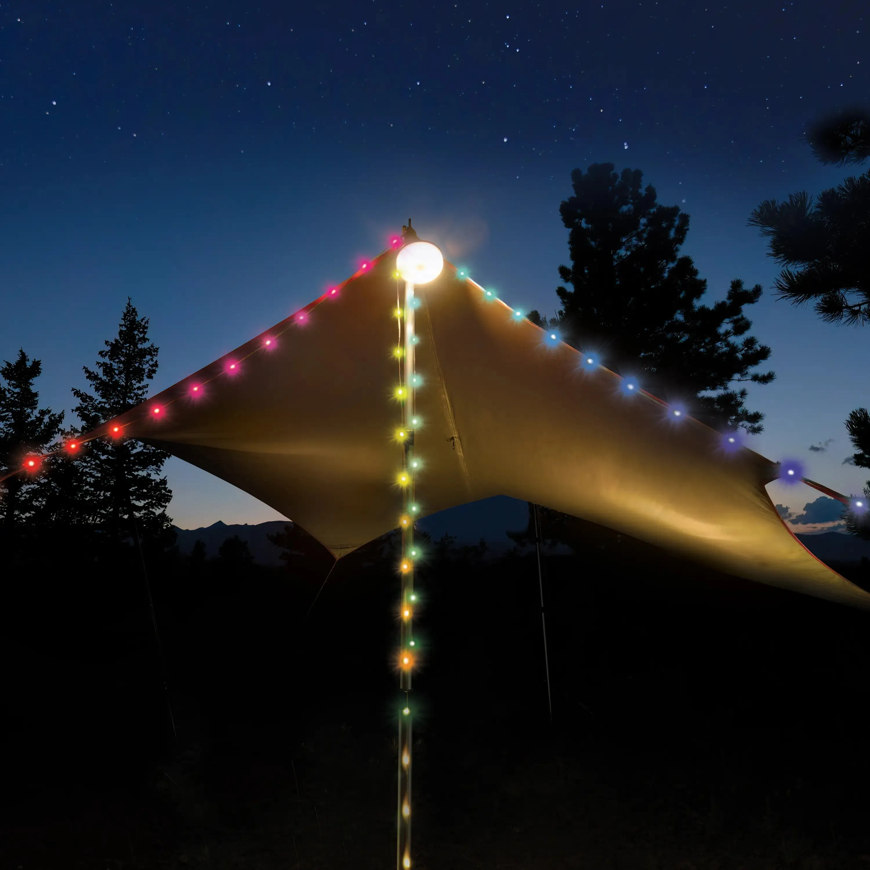 Nite Ize Radiant Starlit Rechargeable Lantern   String Light