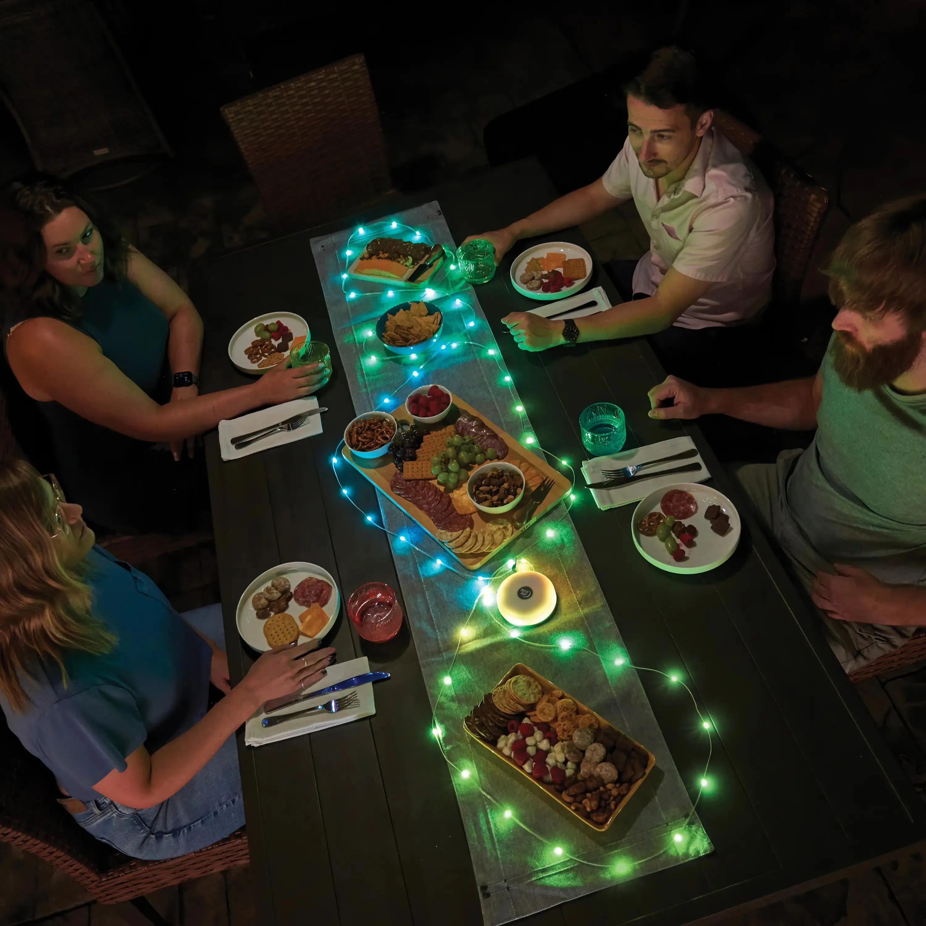 Nite Ize Radiant Starlit Rechargeable Lantern   String Light