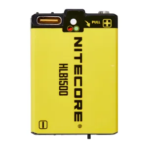 Nitecore HLB1500: Battery Pack for UT27 Headlamp, HA13 Headlamp, and Bubble Lantern