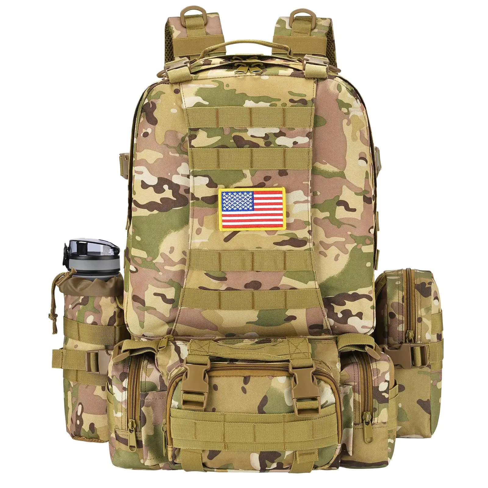 NOOLA 60L Recon Pack – Modular Tactical Backpack with Detachable Fanny Pack