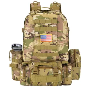 NOOLA 60L Recon Pack – Modular Tactical Backpack with Detachable Fanny Pack