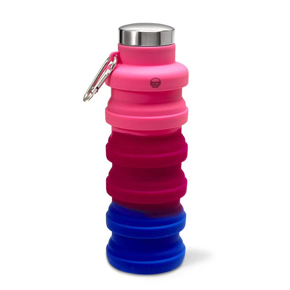 Ombre Collapsible- Pink, Burgundy & Blue