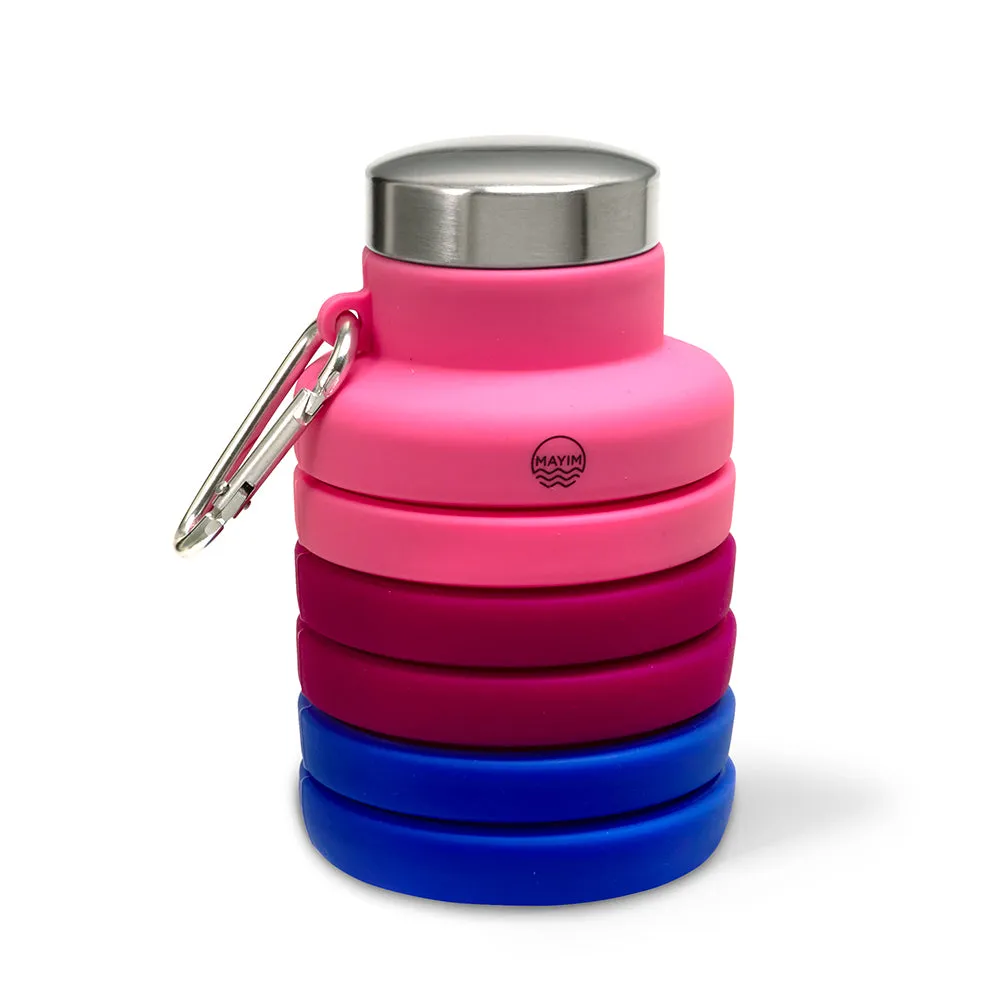 Ombre Collapsible- Pink, Burgundy & Blue