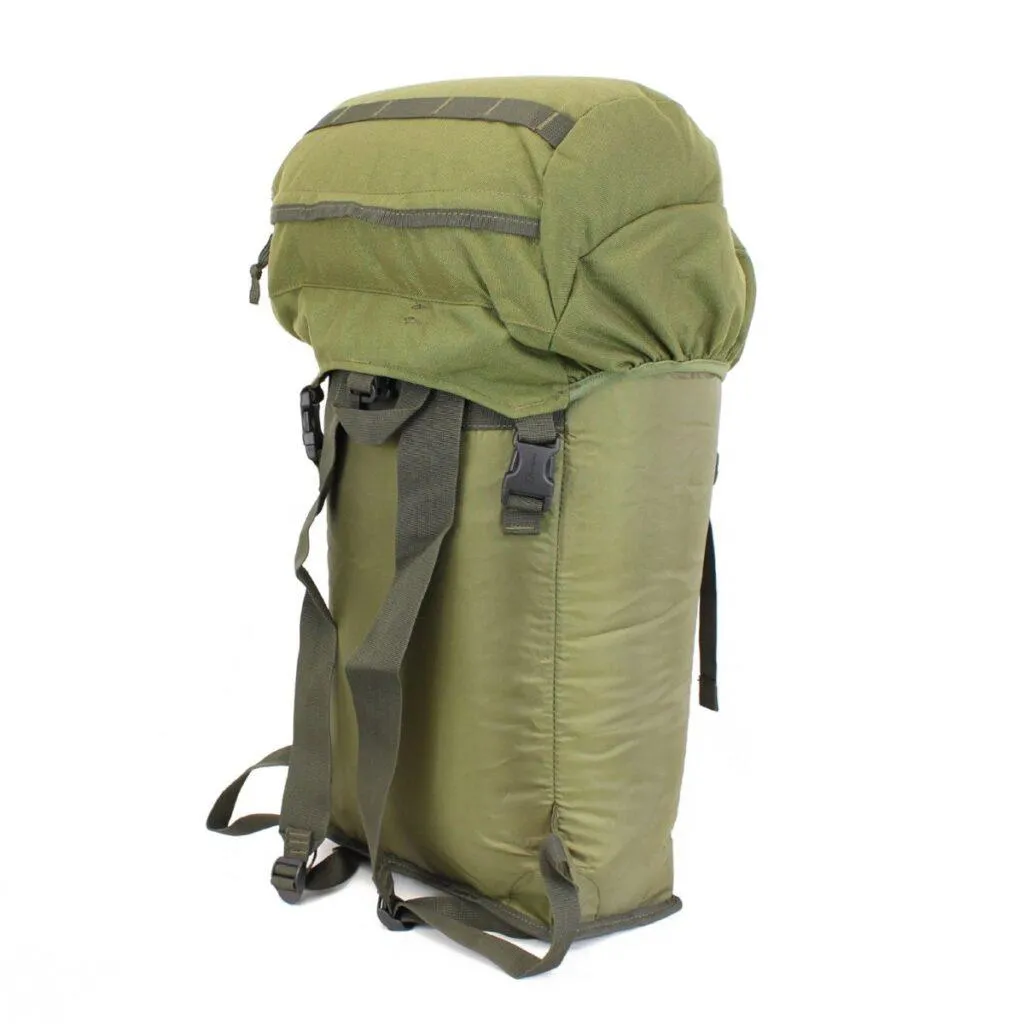 Original Holland Dutch Military Bag w Shoulder Straps Army Olive Backpack