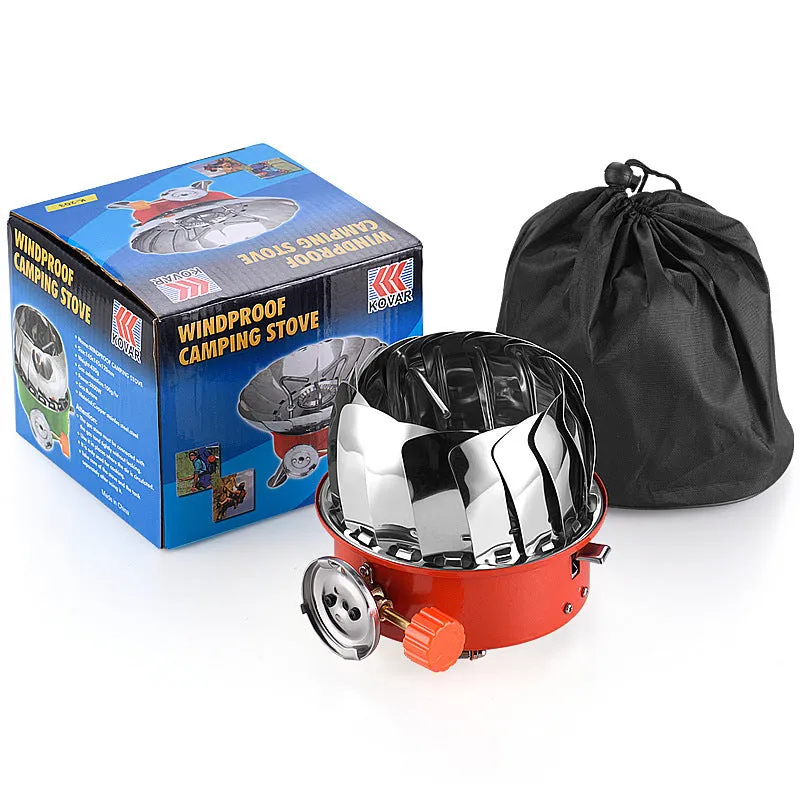 Outdoor Mini Square Stove Portable Folding Gas Stove Card Camping Cooking Utensil Ultra-Light Travel Cookware Hiking Equipment