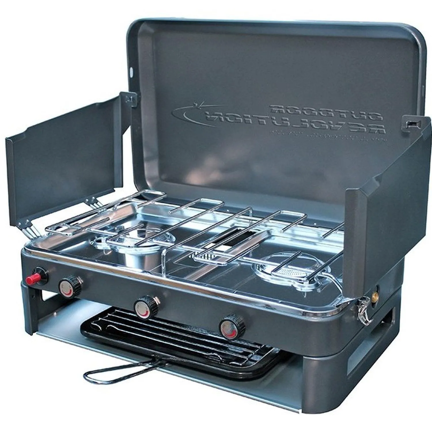 Outdoor Revolution Twin Burner Gas Stove & Grill