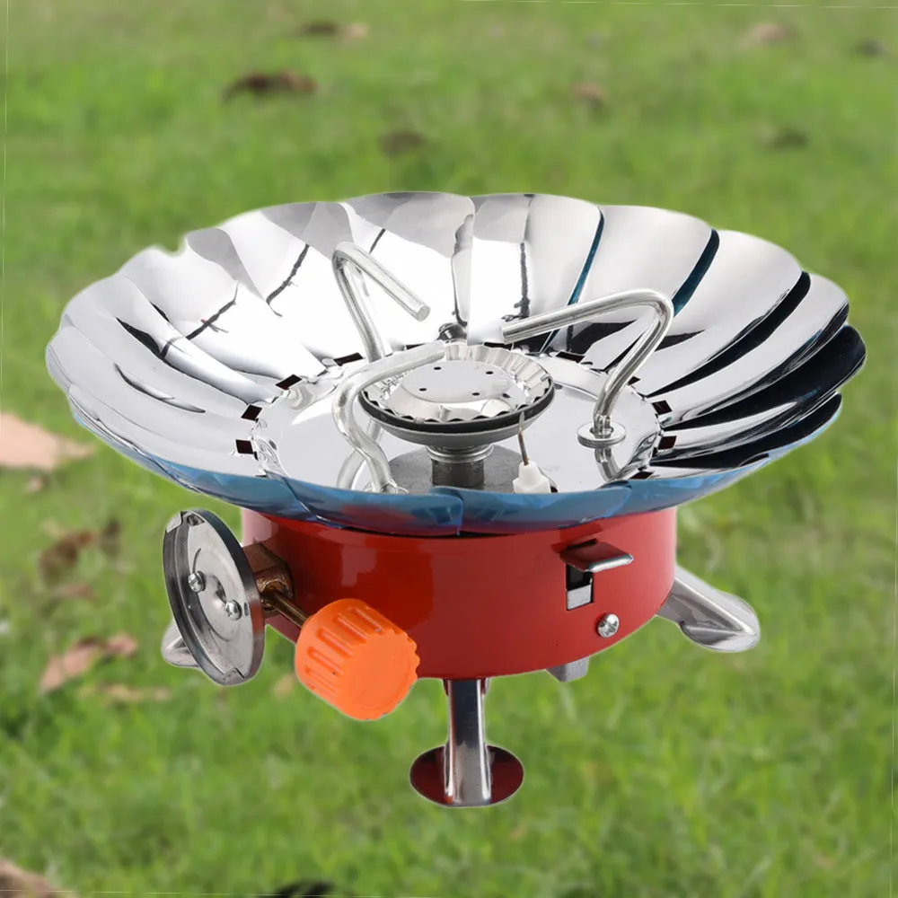 Outdoor Windproof Gas Stove Camping Steel