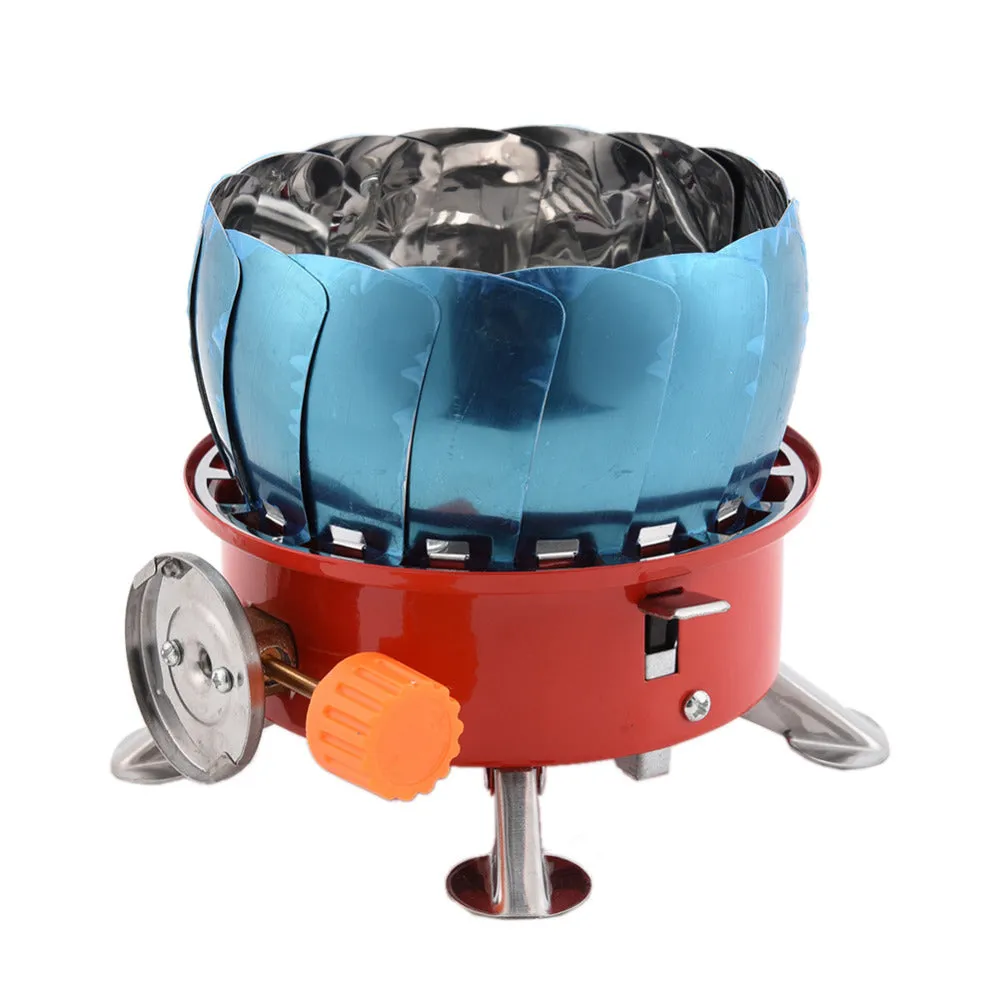 Outdoor Windproof Gas Stove Camping Steel
