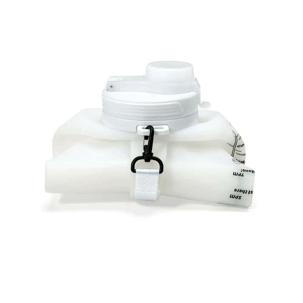 OVERSIZE SILICONE COLLAPSIBLE BOTTLE - CLEAR