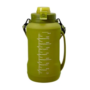 OVERSIZE SILICONE COLLAPSIBLE BOTTLE - OLIVE GREEN