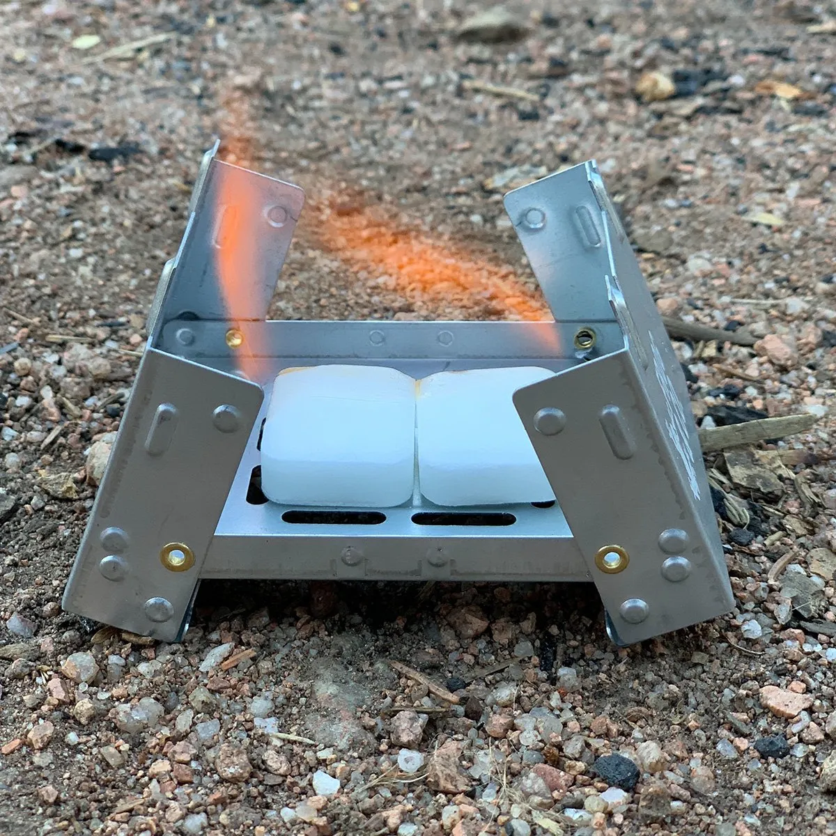 Pocket Stove Folding Camping Stove with Hex Fuel Tablets by Frog & CO