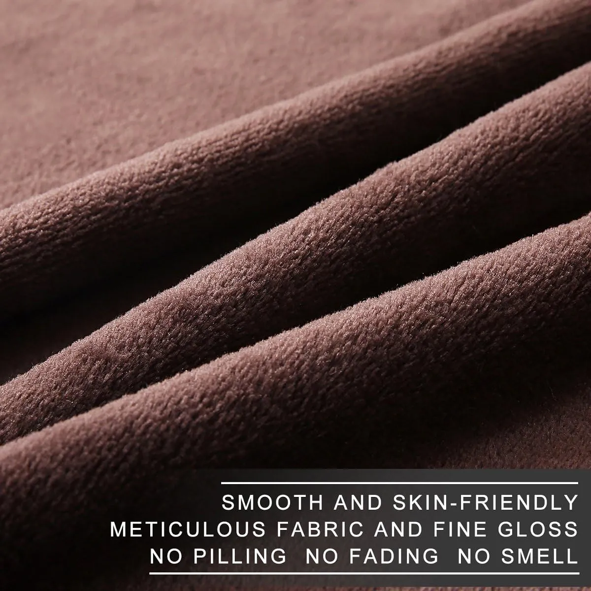 Polar Fleece Throw Blankets Travel Size Brown for The Bed Extra Soft Brush Fabric Super Warm Sofa Throw Blanket 50" x 61"(Chocolates Travel)