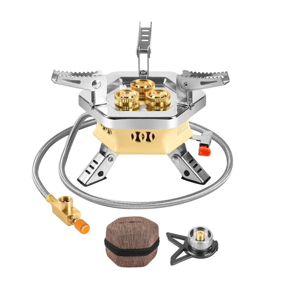 Portable Camping Gas Stove 3 Burner TC-DF-10 by TAKU Murano