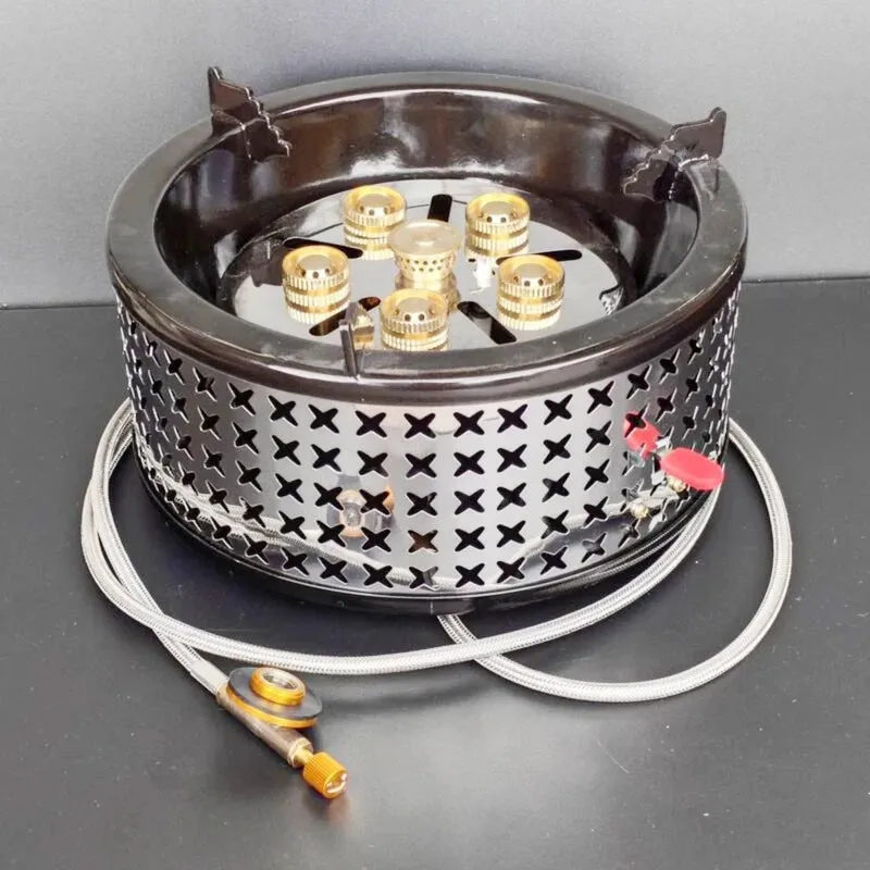 Portable Camping Gas Stove 6 Burner TC-DF-8 by TAKU Murano