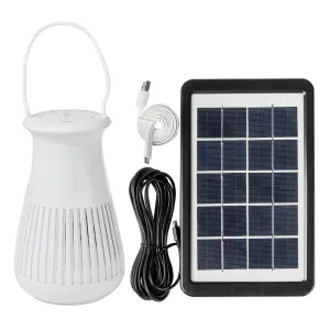 Portable Camping Lantern with Bluetooth in White