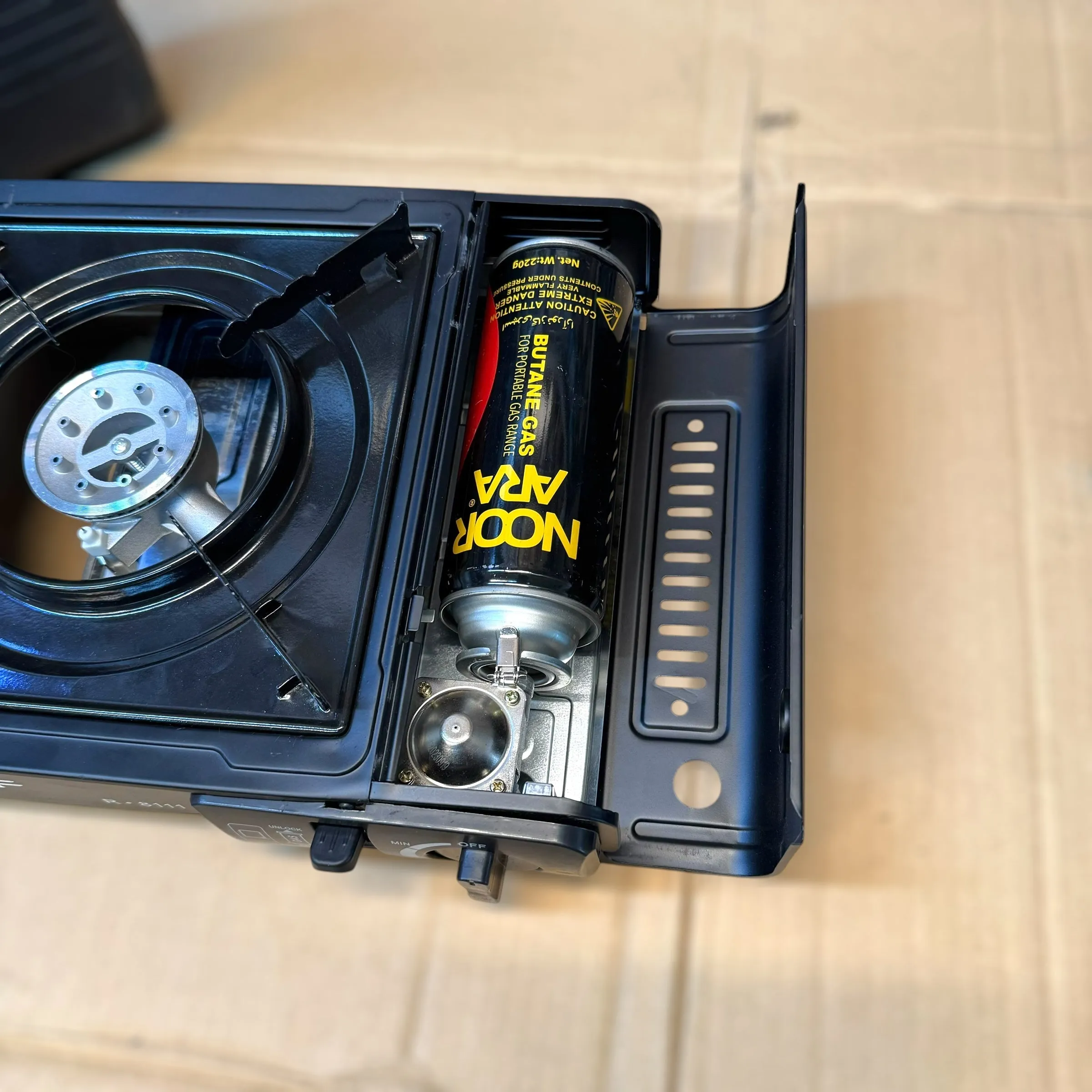 Portable Gas Burner Stove With 1 Gas Bottle