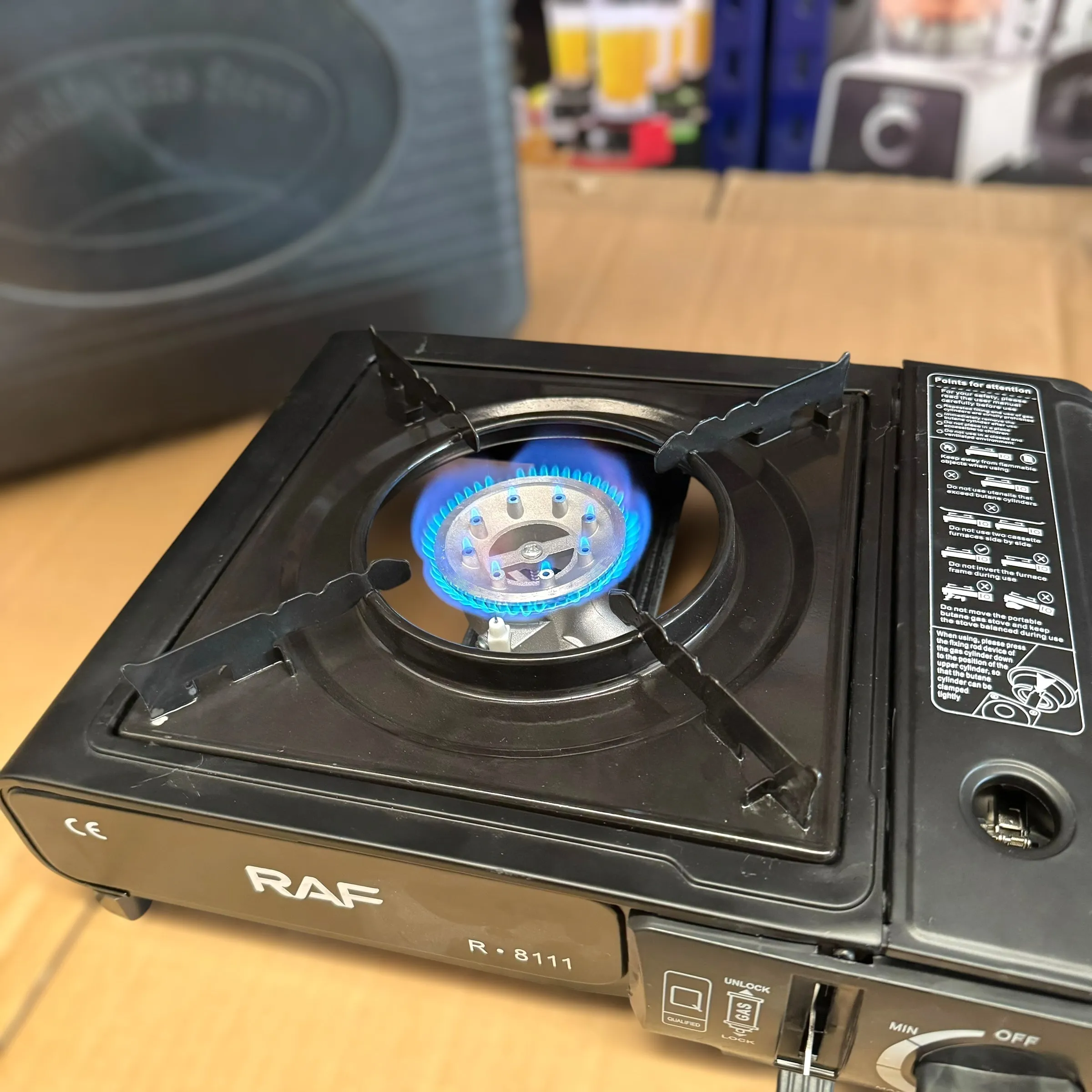 Portable Gas Burner Stove With 1 Gas Bottle
