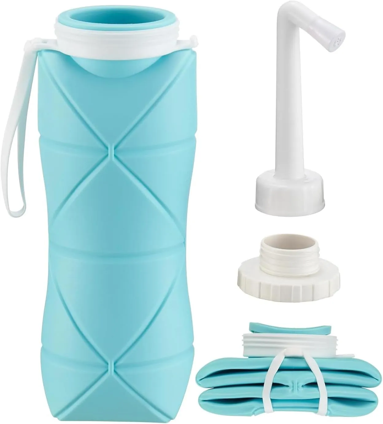 Portable Peri Bottle for Postpartum Care - 600ml (20oz) Large Capacity Handheld Travel Toilet, Eco-Friendly Squeeze Bottle for Women, New Moms, Camping & On-The-Go Hygiene